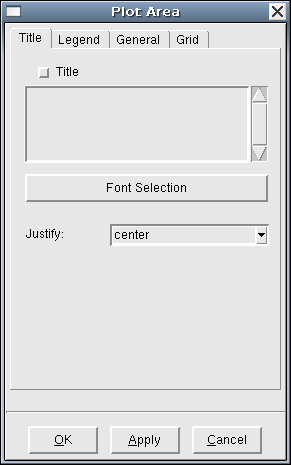 Plot Area dialog box