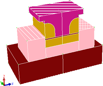 3D FinFET structure with doping and meshing conditions