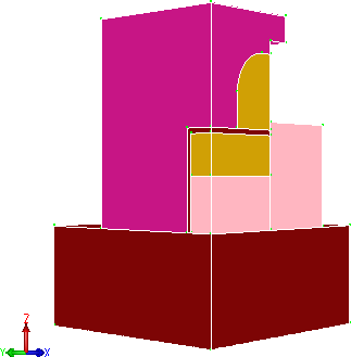 3D FinFET structure with doping and meshing conditions