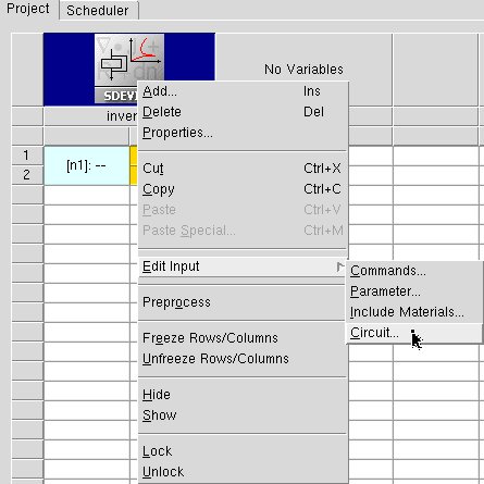 Modified input file list for Sentaurus Device